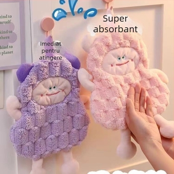 Prosop de mână pentru bucătărie (microfibră, 150D, îngroșat, uscare rapidă, cusătură pe margine)