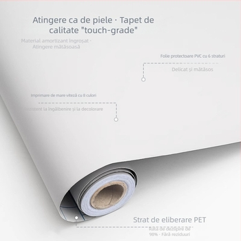 Folie autocolantă pentru bucătărie, aspect piele, lavabilă, pentru uși de dulapuri și mobilier, film de schimbare a culorii