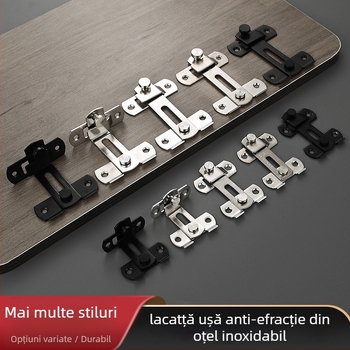 Încuietoare tip fluture din oțel inoxidabil, model YJD006, finisaj periat/mat, marcă Yijinda, stil modern minimalist