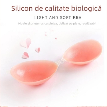 Inserții invizibili din silicon pentru sutien la rochia de mireasă, ridicare și modelare, design subțire, potrivite pentru bust de la mic la mare