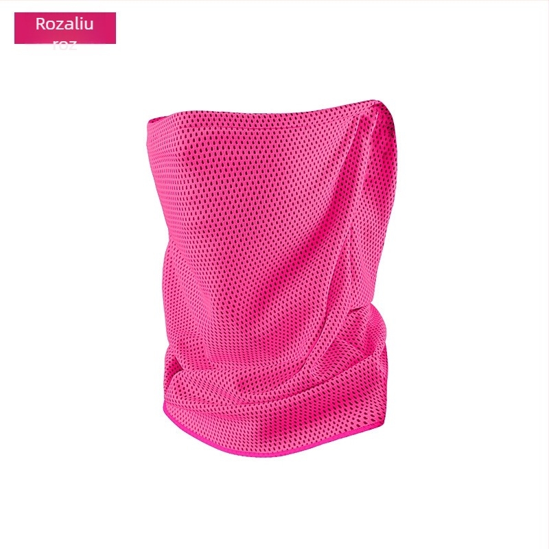 Mască de ciclism cu protecție solară, răcoroasă și respirabilă pentru gât - poliester, unisex, personalizare disponibilă