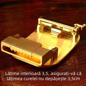 Cataramă automată pentru curea, din cupru pur, cataramă pentru bărbați, stil Chinezesc