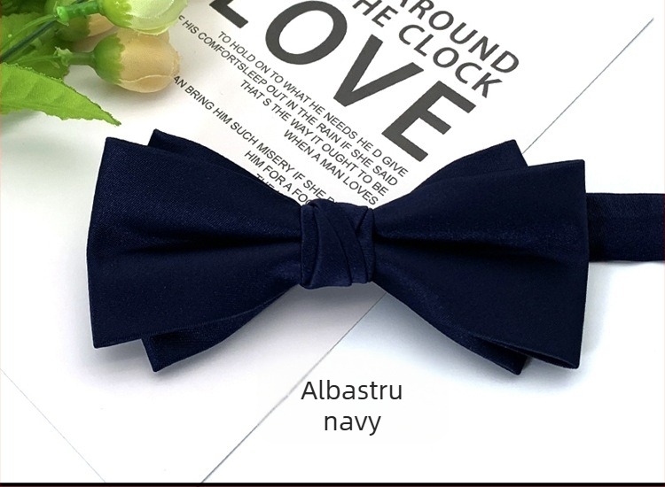 Papion din poliester, unisex, stil modern, potrivit pentru nuntă