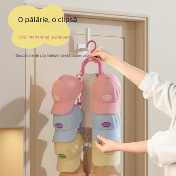 Suport clip pentru pălării - plastic, pliabil, model 1, brand Orange Words