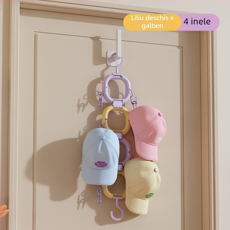 Suport clip pentru pălării - plastic, pliabil, model 1, brand Orange Words