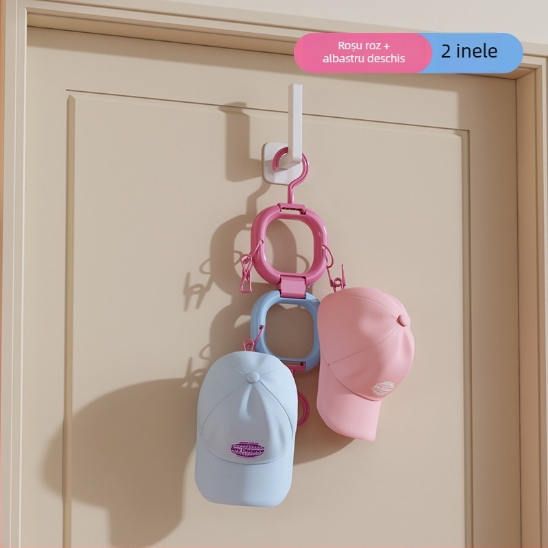 Suport clip pentru pălării - plastic, pliabil, model 1, brand Orange Words