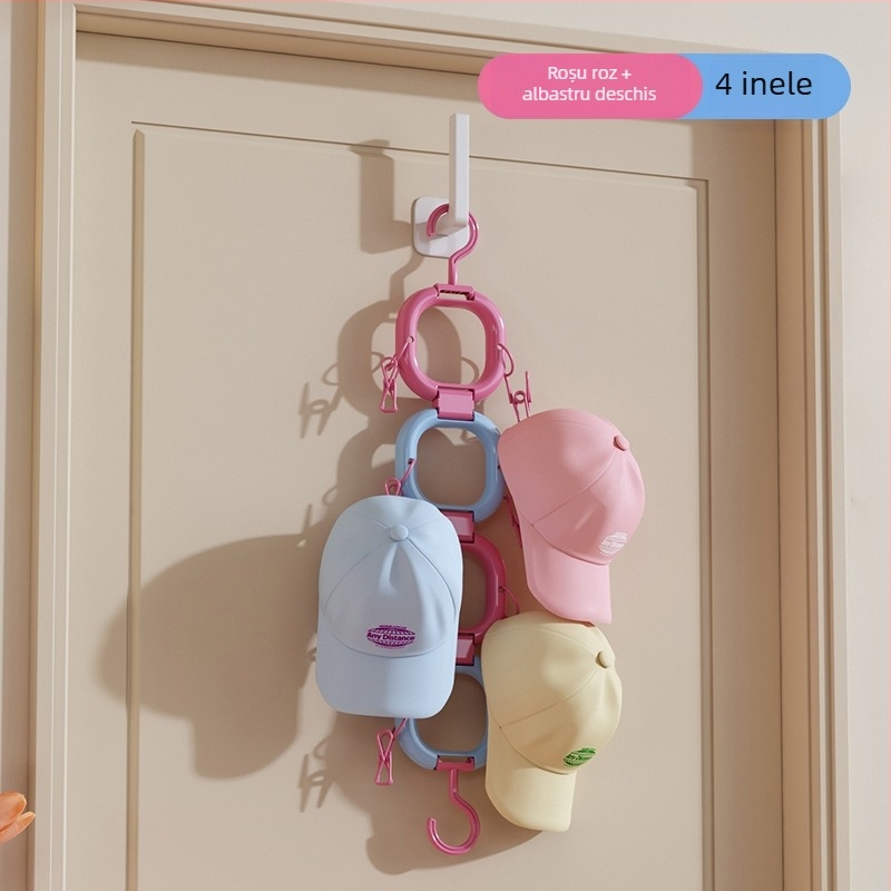 Suport clip pentru pălării - plastic, pliabil, model 1, brand Orange Words