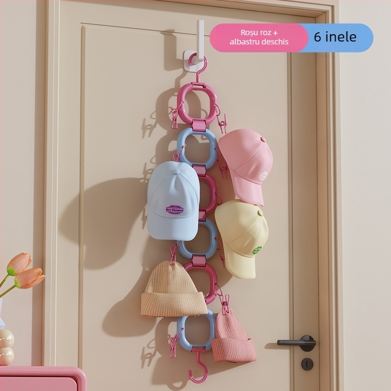 Suport clip pentru pălării - plastic, pliabil, model 1, brand Orange Words