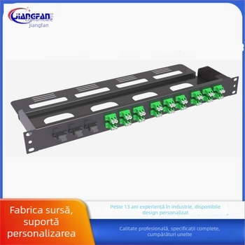 Rack cabinet pentru cabluri de rețea cu fibră optică, gestionare cabluri, tip card plug-in, cadru metalic, Jiang fan