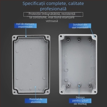 Cutie terminală din aluminiu turnat, pentru exterior, impermeabilă, 440V sau mai mare, JZMTE, importată