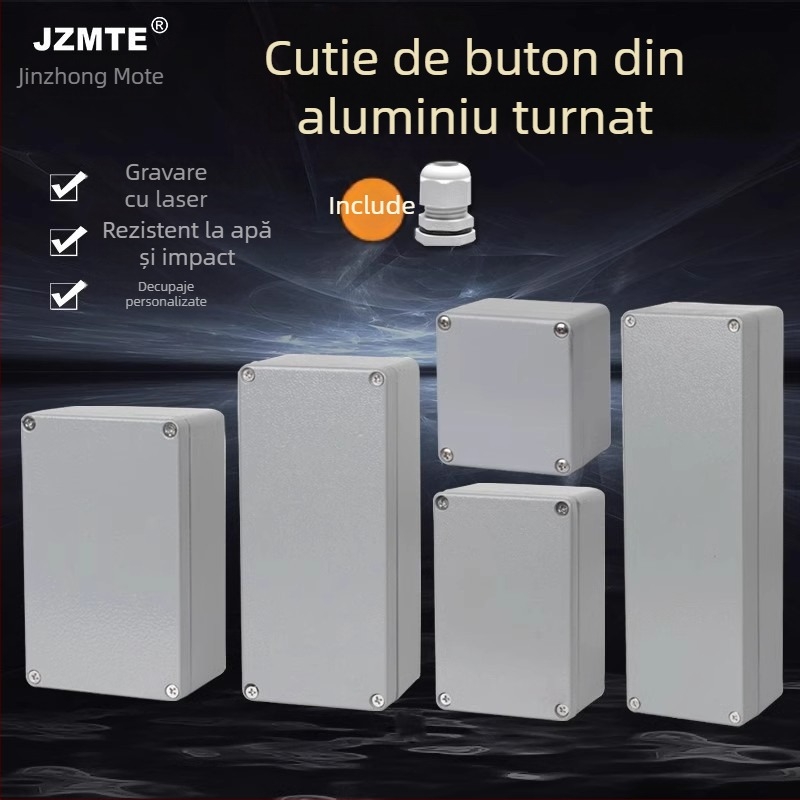 Cutie terminală din aluminiu turnat, pentru exterior, impermeabilă, 440V sau mai mare, JZMTE, importată