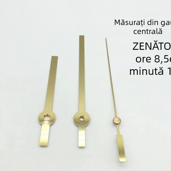 Mecanism de ceas quartz cu carcasă metalică și ace de ceas • Brand: Clock hand • Mișcare: Quartz • Ambalare: 500 bucăți
