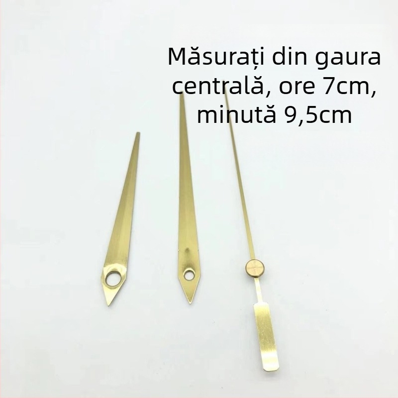 Mecanism de ceas quartz cu carcasă metalică și ace de ceas • Brand: Clock hand • Mișcare: Quartz • Ambalare: 500 bucăți