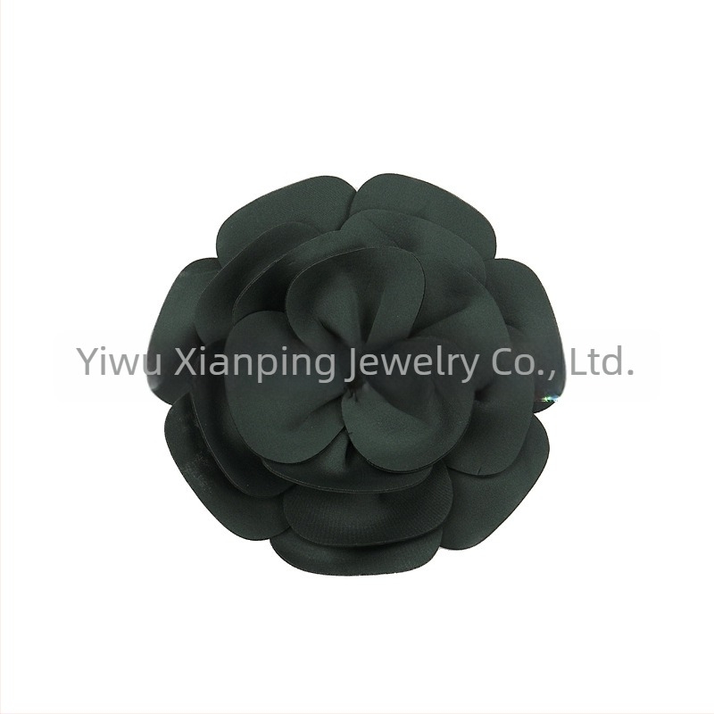 Accesoriu de păr cu floare mare, lucrat manual, stil floral modern, material: bumbac aer, formă: flori, ambalaj individual