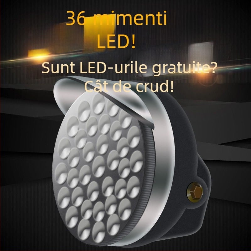 Far pentru triciclu electric – LED foarte luminos, frontal, compatibil cu 12V/48V/60V
