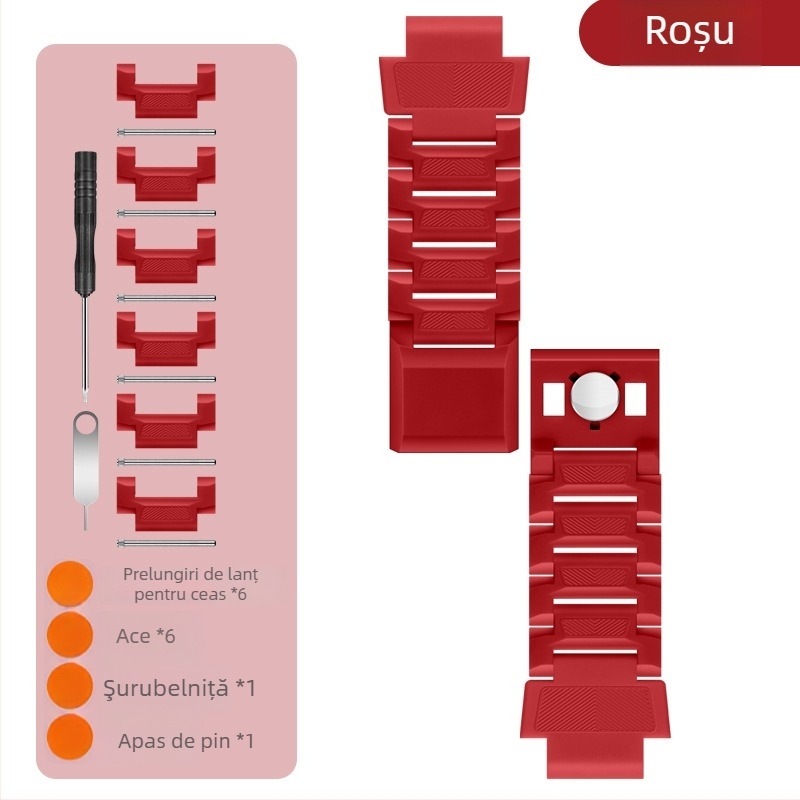 Brățară magnetică cu lanț pentru ceasuri inteligente pentru copii Little Genius, compatibilă cu D3/D2/Z6Pro/Z7/Z8/Z9/Z11, interfață 15 mm, material plastic, greutate 30 g.