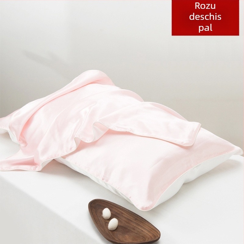 Fețe de pernă din mătase Mulberry, 100% mătase, țesătură satin, 120 fire/inci, vopsire reactive