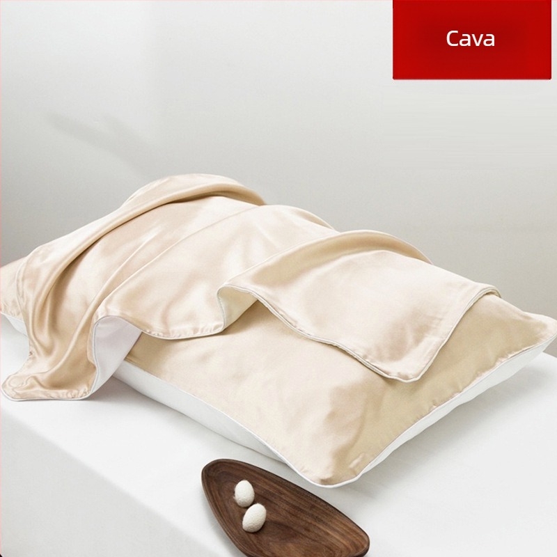 Fețe de pernă din mătase Mulberry, 100% mătase, țesătură satin, 120 fire/inci, vopsire reactive