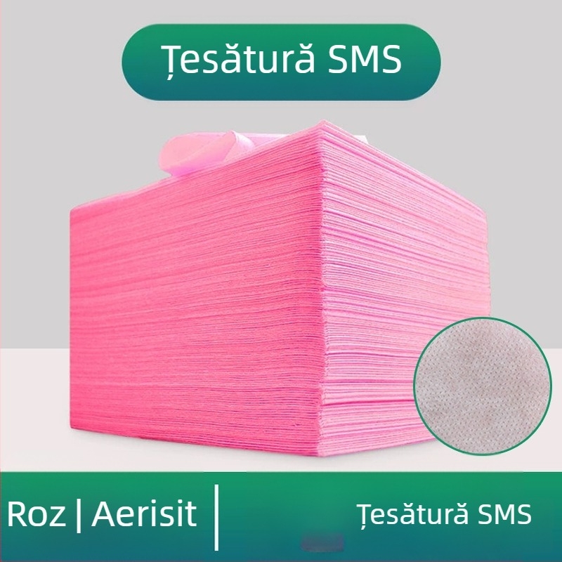 Foaie de pat de unică folosință pentru saloane de înfrumusețare, 100 bucăți, țesătură nețesută respirabilă