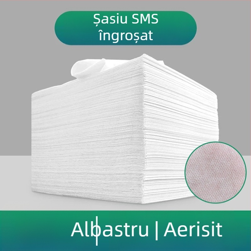 Foaie de pat de unică folosință pentru saloane de înfrumusețare, 100 bucăți, țesătură nețesută respirabilă