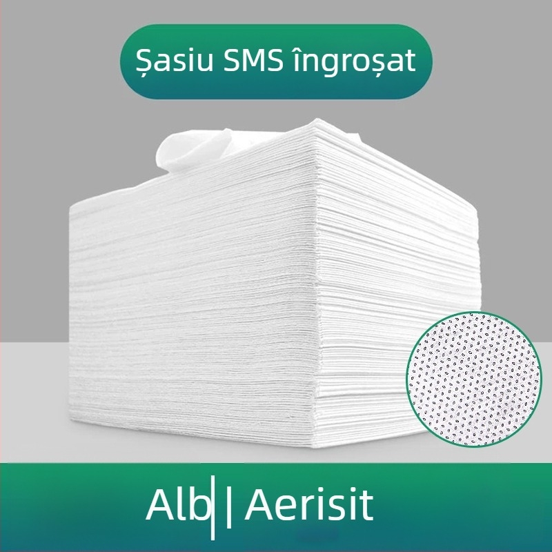 Foaie de pat de unică folosință pentru saloane de înfrumusețare, 100 bucăți, țesătură nețesută respirabilă