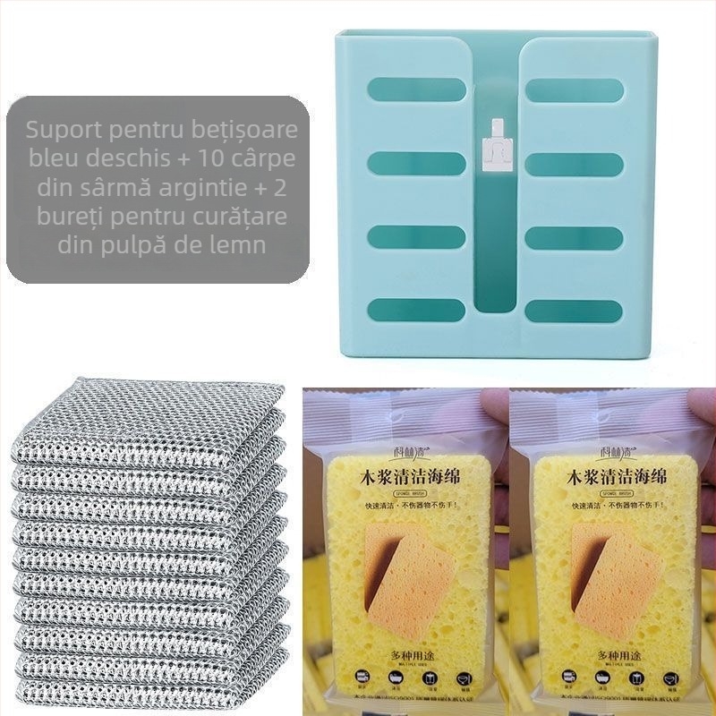 Suport de perete pentru bețișoare și linguri, material PP, spațiu de depozitare multifuncțional pentru bucătărie, origine Chaozhou