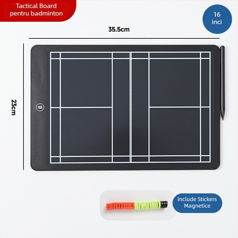 Tablă tactică pentru fotbal – tablă magnetică electronică pentru antrenor, material Qita, set de 20 bucăți, tablă scoruri/înlocuire/tactică