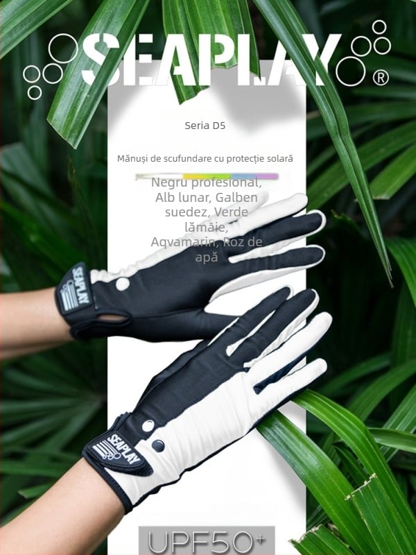 Mănuși de scufundare D5 cu protecție solară – Model D5, Material: Altul, Brand: Altul, Potrivite pentru scufundări libere și surfing
