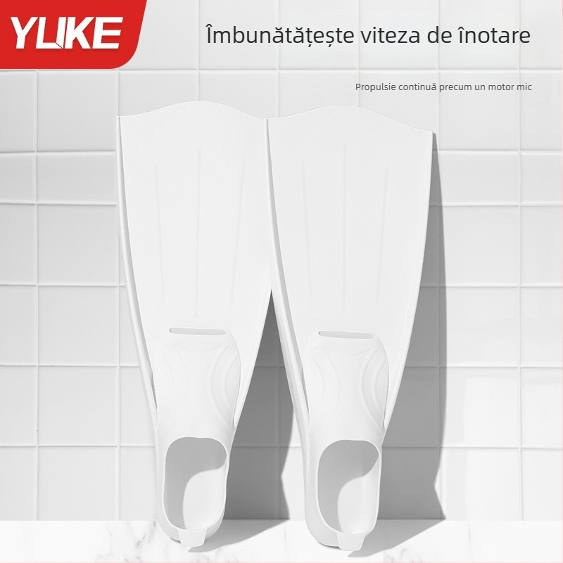 Set din silicon pentru înot: aripioare de scufundare și mască de snorkel – pentru adulți și copii – marca Yuke