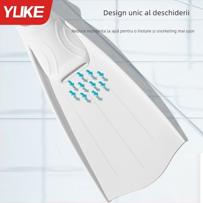 Set din silicon pentru înot: aripioare de scufundare și mască de snorkel – pentru adulți și copii – marca Yuke