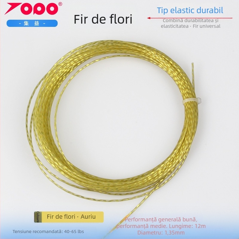 Șnururi de racquet din poliester, rezistente la lovire – pentru tenis; potrivite pentru tenis de masă și badminton; Brand Collect Benefits