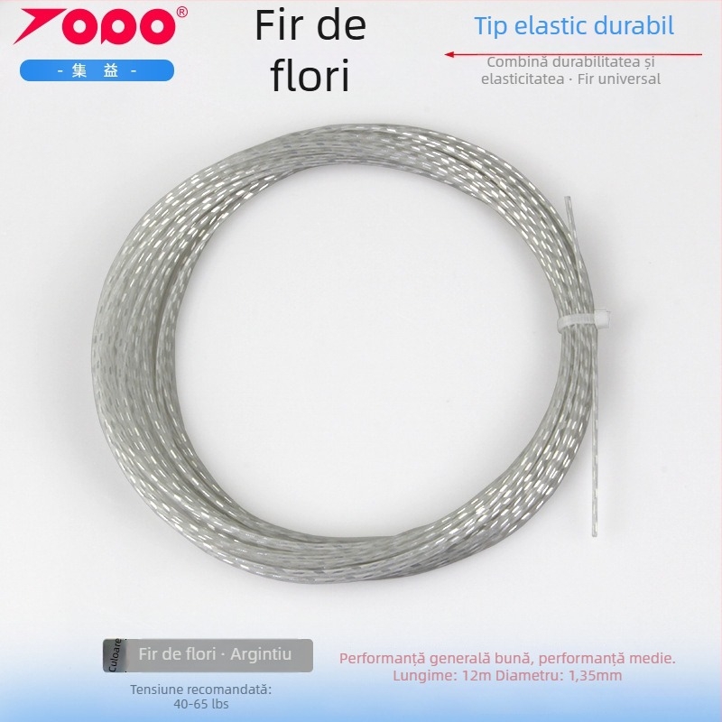 Șnururi de racquet din poliester, rezistente la lovire – pentru tenis; potrivite pentru tenis de masă și badminton; Brand Collect Benefits