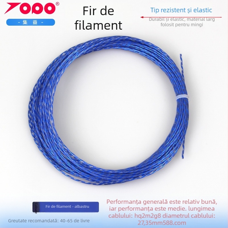 Șnururi de racquet din poliester, rezistente la lovire – pentru tenis; potrivite pentru tenis de masă și badminton; Brand Collect Benefits