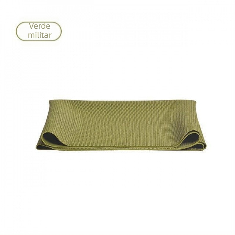 Covoraș de yoga – Cauciuc natural, 6 mm, pliabil, model solid