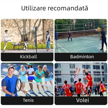 Cadru de plasare badminton, pliabil și portabil, Mingqi Sports, personalizare disponibilă, potrivit pentru tenis de masă și badminton, suportă mărci private