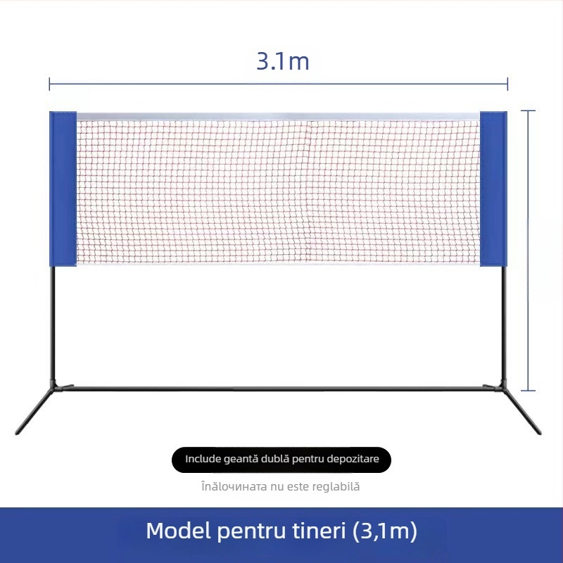 Cadru de plasare badminton, pliabil și portabil, Mingqi Sports, personalizare disponibilă, potrivit pentru tenis de masă și badminton, suportă mărci private