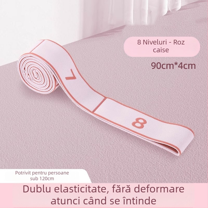 Ovanda bandă elastică pentru antrenament balet pentru copii, design cu 12 secțiuni