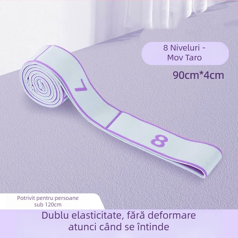 Ovanda bandă elastică pentru antrenament balet pentru copii, design cu 12 secțiuni