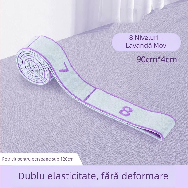 Ovanda bandă elastică pentru antrenament balet pentru copii, design cu 12 secțiuni