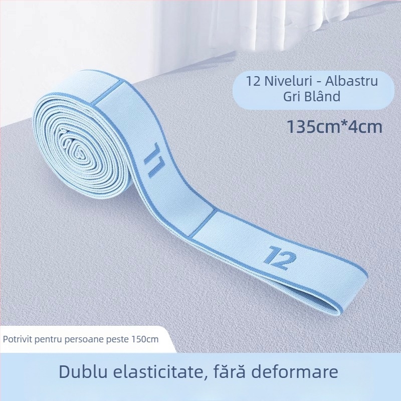 Ovanda bandă elastică pentru antrenament balet pentru copii, design cu 12 secțiuni