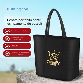 Geantă de depozitare pentru echipament de pescuit — Pânză, impermeabilă, pliabilă, portabilă