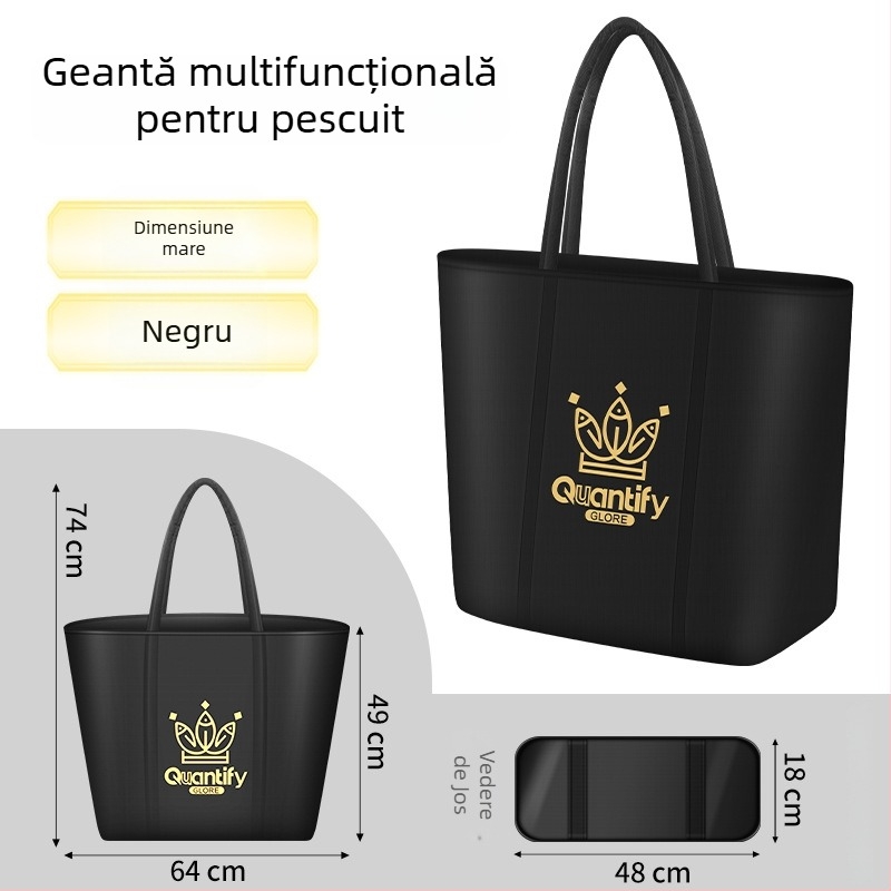 Geantă de depozitare pentru echipament de pescuit — Pânză, impermeabilă, pliabilă, portabilă