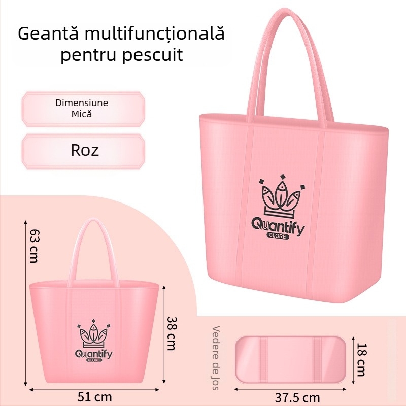 Geantă de depozitare pentru echipament de pescuit — Pânză, impermeabilă, pliabilă, portabilă