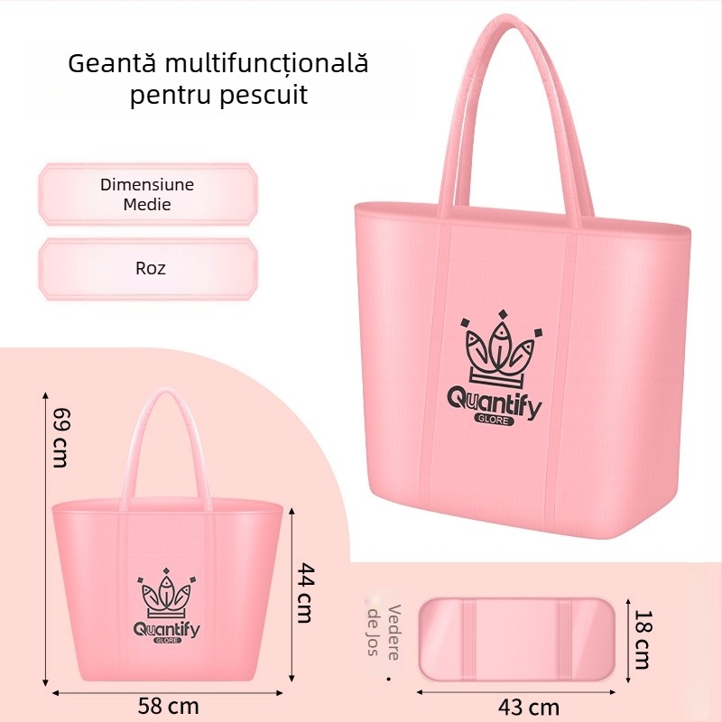 Geantă de depozitare pentru echipament de pescuit — Pânză, impermeabilă, pliabilă, portabilă