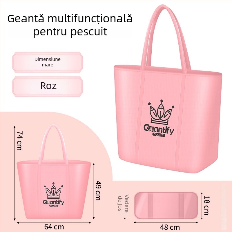 Geantă de depozitare pentru echipament de pescuit — Pânză, impermeabilă, pliabilă, portabilă
