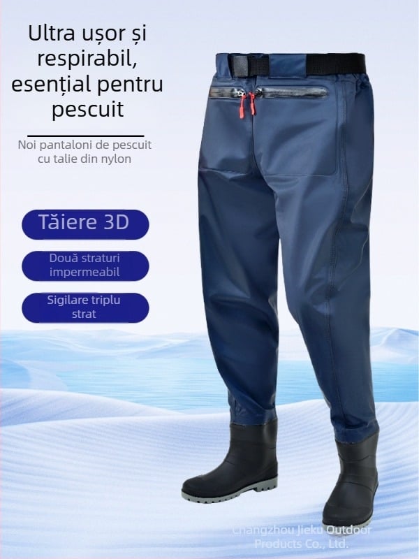 Îmbrăcăminte impermeabilă pentru pescuit, talie – ușoară, protecție UV, rezistent la vânt, durabilă, țesătură din fibre chimice pentru bărbați