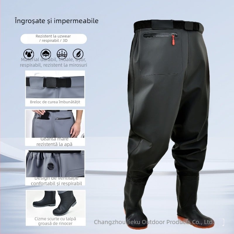 Îmbrăcăminte impermeabilă pentru pescuit, talie – ușoară, protecție UV, rezistent la vânt, durabilă, țesătură din fibre chimice pentru bărbați