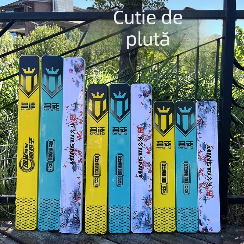 Cutie din plastic pentru pluta de pescuit – Famous man, capacitate mare, lungime extinsă