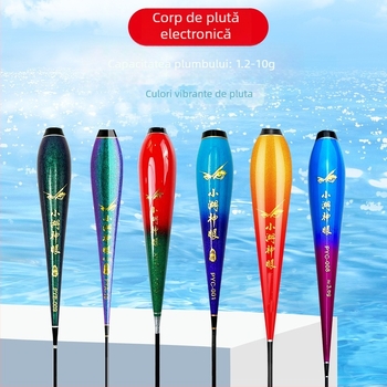 Plută electronică pentru drift vertical pentru pești mari (carp și caras), baterie 425, iluminare de noapte, flotabilitate înaltă