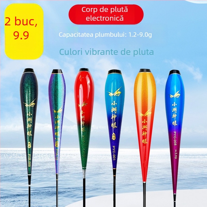 Plută electronică pentru drift vertical pentru pești mari (carp și caras), baterie 425, iluminare de noapte, flotabilitate înaltă